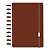 Caderno de Discos Colors Marrom Capa Dura e Costurada - Imagem 4