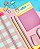 Kit Papelaria Fofa Tons Pastel - Novidade - Imagem 2