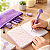 Kit Papelaria Fofa Bag Criativa Roxo - 10 Itens - Imagem 2