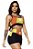 CONJUNTO LET'S GYM RACER LIME/PRETO - Imagem 1