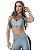 CONJUNTO LET'S GYM GLOWING SECRET AZUL - Imagem 6