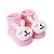 Pantufa com chocalho Coelho Rosa - Clingo - Imagem 1
