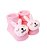 Pantufa com chocalho Coelho Rosa - Clingo - Imagem 2