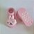 Pantufa com chocalho Coelho Rosa - Clingo - Imagem 3
