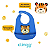 Babador de Silicone com Bolso Coletor Tigre - Clingo - Imagem 2