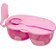 Bowl com divisoria, tampa e colher rosa - Clingo - Imagem 7