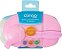 Bowl com divisoria, tampa e colher rosa - Clingo - Imagem 2