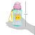Garrafa Animal Fun Girafa - Buba - Imagem 6