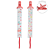 Kit com 2 Prendedores de Chupeta Estrelas Rosa - Buba - Imagem 2