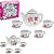Brincando de casinha conjunto de cha porcelana 9 pc - art brink (unidade) - Imagem 2