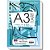 Bloco tecnico sem margem desenho a3 art pb 20f.br 150g - pauta branca (pct.c/05) - Imagem 1