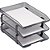 Caixa correspondencia tripla acrilica classic fume - acrimet (unidade) - Imagem 1