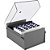 Fichario de mesa c/ base de aco 6x9 fume - acrimet (unidade) - Imagem 1