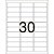 Etiqueta carta 6280 25 fls 25,4 x 66,7 mm - pimaco (ct.c/750) - Imagem 2