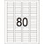 Etiqueta carta 6187 100 fls 12,7 x 44,45 mm - pimaco (cx.c/8000) - Imagem 2
