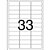 Etiqueta a4 a4356 100 fls 25,4 x 63,5 mm - pimaco (cx.c/3300) - Imagem 2