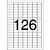Etiqueta a4 a4349 100 fls 15,0 x 26,0 mm - pimaco (cx.c/12600) - Imagem 2