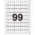Etiqueta a5 a5q-1219 12 fls 12,0 x 19,0 mm - pimaco (ct.c/1188) - Imagem 2