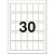 Etiqueta a5 a5q-2232 12 fls 22,0 x 32,0 mm - pimaco (ct.c/360) - Imagem 2