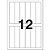 Etiqueta a5 a5q-3272 12 fls 32,0 x 90,0 mm - pimaco (ct.c/96) - Imagem 2