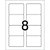 Etiqueta carta 6095 10 fls 59,27 x 85,73 mm - pimaco (ct.c/80) - Imagem 2