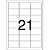 Etiqueta a4 a4360 100 fls 38,1 x 63,5 mm - pimaco (cx.c/2100) - Imagem 2