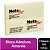 Bloco de recado autoadesivo notefix 100f. 38mmx50mm amarel - 3m (pct.c/04) - Imagem 2