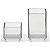 Acessorio para mesa lapis/clips acrilico cristal - acrimet (unidade) - Imagem 1