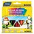 Giz de cera jumbo 12 cores big triangular 95g - acrilex (pct.c/12) - Imagem 1