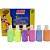 Tinta guache 015ml brilho 18ml c/pincel 6 cores - radex (estojo) - Imagem 1