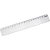 Regua plastica cristal 20cm. - maxcril (pct.c/25) - Imagem 1