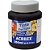Tinta para tecido fosca 250ml preto - acrilex (pct.c/03) - Imagem 1