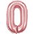 Balao metalizado numero 0 rose 40cm. - make+ (unidade) - Imagem 1