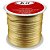 Cordao cetim 1mm ouro c/20m. - kit (rolo) - Imagem 1