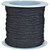 Cordao cetim 1mm preto c/20m. - kit (rolo) - Imagem 1