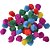 Aviamento pompom multicolor#4 15mm c/80unidades - kit (pacote) - Imagem 1