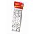 Regua plastica geometrica escolar cr 22cm - maxcril (pct.c/10) - Imagem 2