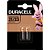 Pilha alcalina mini mn21/23 12v - duracell (bl.c/02) - Imagem 1