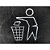 Saco para lixo 105l preto 70x80cm leve 5 micr - ecoplan (pct.c/50) - Imagem 2