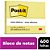 Bloco de recado post-it 653 amarelo 38x50mm c/100fls - 3m (pct.c/04) - Imagem 2