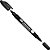 Caneta para cd 1.0mm cis duo marker 2pontas preto - sertic (cx.c/12) - Imagem 1