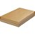 Caixa para presente com tampa retangular kraft m 30x21x4,5cm - cromus (pct.c/10) - Imagem 1