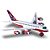 Aeronaves aviao aerobus concept 33cm(s) - brinquemix (unidade) - Imagem 3