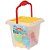 Baldinho de praia menino com moldes e pa - merco toys (unidade) - Imagem 1