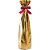 Embalagem para garrafa saco metaliz.dourado 15x44cm - cromus (pct.c/50) - Imagem 1
