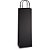 Embalagem para garrafa sacola preta fosca 35x13x8cm - cromus (pct.c/10) - Imagem 1