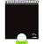 Caderno 10x1 capa dura flip neutro preto vert 160f - tamoio (pct.c/04) - Imagem 1