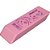 Borracha decorada tr rosa/branca - mercur (pote-18) - Imagem 2