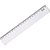 Regua de poliestireno new line cristal 20cm. - maxcril (pct.c/10) - Imagem 1