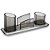 Acessorio para mesa porta caneta/clips/lemb.fume - maxcril (unidade) - Imagem 1